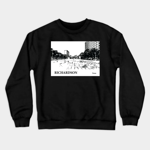 Richardson Texas Crewneck Sweatshirt by Lakeric